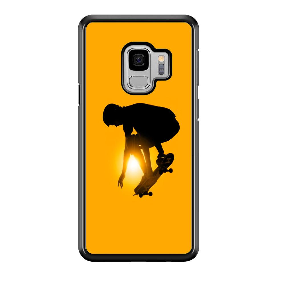 Men Play Skateboard Samsung Galaxy S9 Case-Plastic / Full Wrap (3D Case)-Xtracase