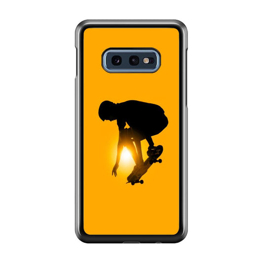 Men Play Skateboard Samsung Galaxy S10E Case-Plastic / Full Wrap (3D Case)-Xtracase