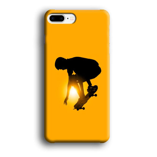 Men Play Skateboard iPhone 7 Plus Case-Plastic / Full Wrap (3D Case)-Xtracase