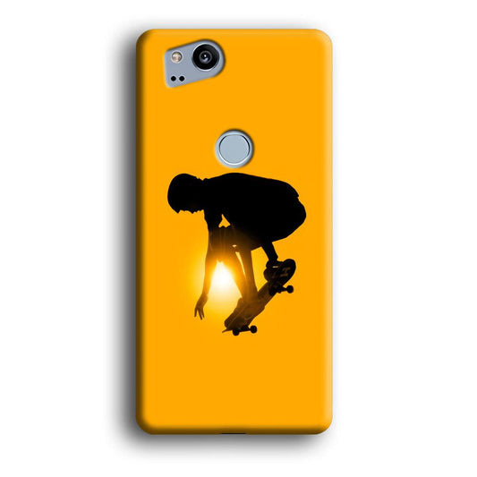 Men Play Skateboard Google Pixel 2 3D Case-Xtracase