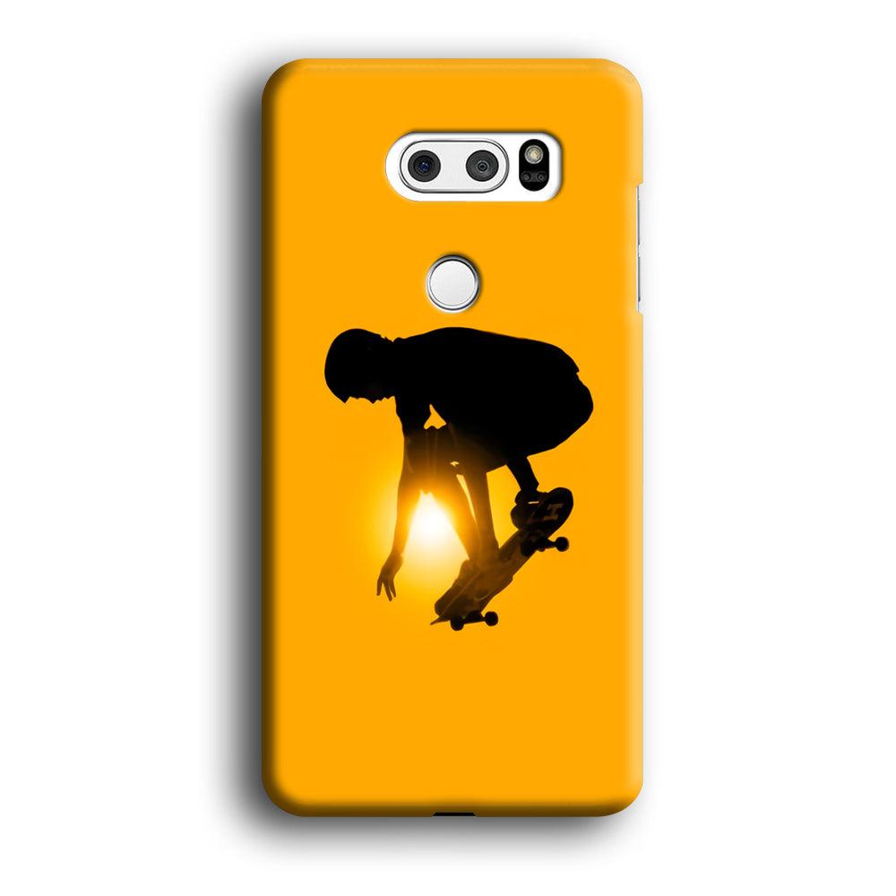 Men Play Skateboard LG V30 3D Case-Xtracase