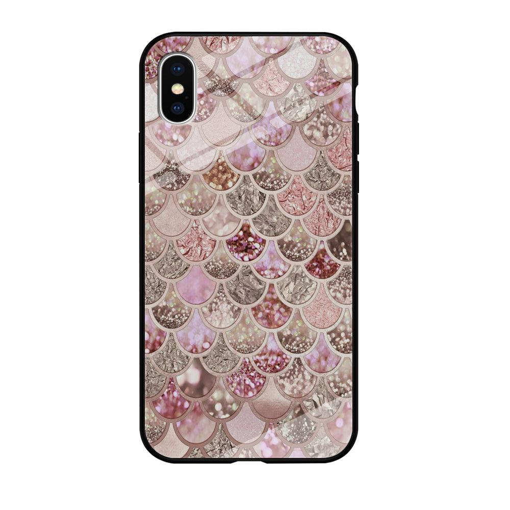 Mermaid Scale Glamor Shining iPhone Xs Max Case-Tempered Glass Case-Xtracase