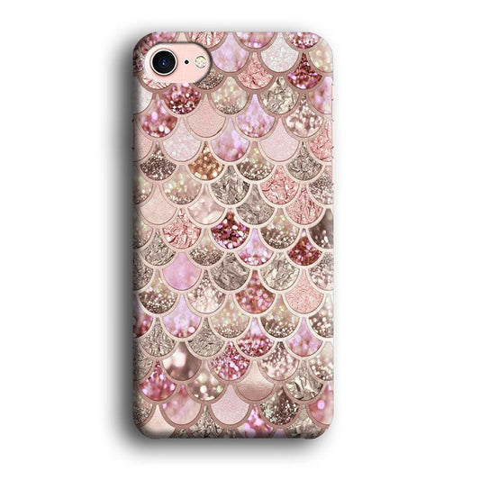 Mermaid Scale Glamor Shining iPhone 8 Case-Plastic / Full Wrap (3D Case)-Xtracase