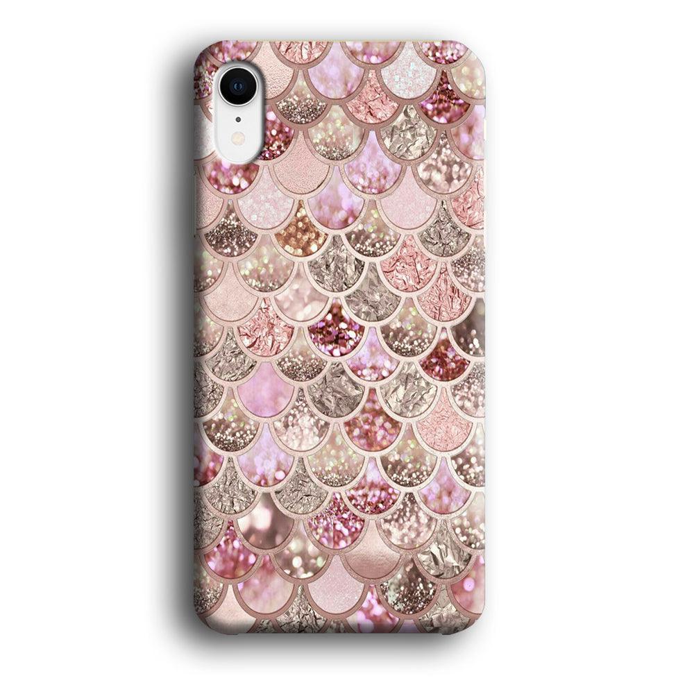 Mermaid Scale Glamor Shining iPhone XR 3D Case-Plastic / Full Wrap (3D Case)-Xtracase