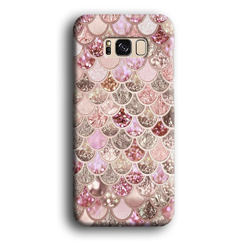 Mermaid Scale Glamor Shining Samsung Galaxy S8 Case-Plastic / Full Wrap (3D Case)-Xtracase