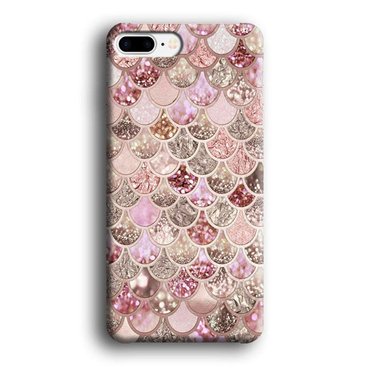 Mermaid Scale Glamor Shining iPhone 7 Plus Case-Plastic / Full Wrap (3D Case)-Xtracase