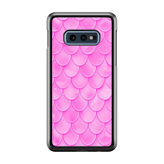 Mermaid Scale Pink Shining Samsung Galaxy S10E Case-Plastic / Full Wrap (3D Case)-Xtracase