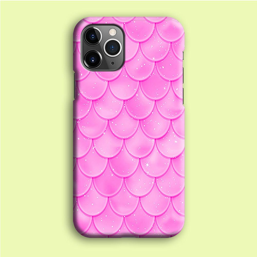 Mermaid Scale Pink Shining iPhone 12 Pro Case-Plastic / Full Wrap (3D Case)-Xtracase