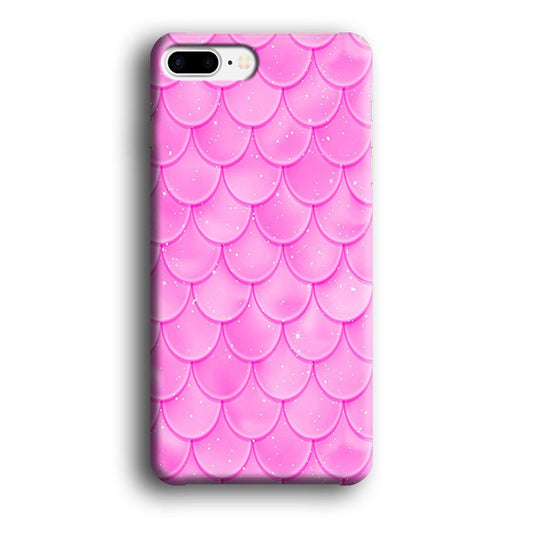 Mermaid Scale Pink Shining iPhone 7 Plus Case-Plastic / Full Wrap (3D Case)-Xtracase