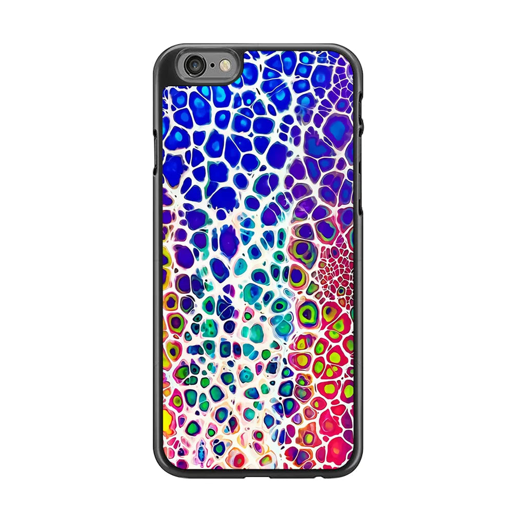 Mermaid Skin Colorful iPhone 6 | 6s Case-Rubber / Black (2D Case)-Xtracase