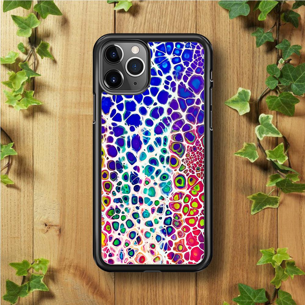 Mermaid Skin Colorful iPhone 11 Pro Max Case-Rubber / Black (2D Case)-Xtracase
