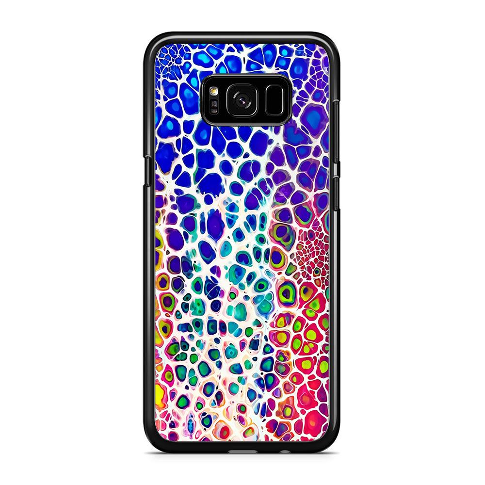 Mermaid Skin Colorful Samsung Galaxy S8 Case-Rubber / Black (2D Case)-Xtracase