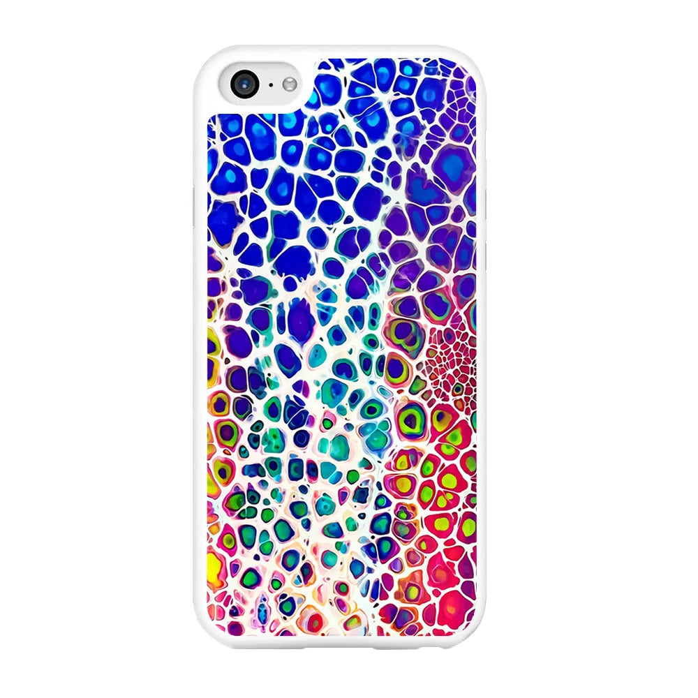 Mermaid Skin Colorful iPhone 6 | 6s Case-Rubber / White (2D Case)-Xtracase