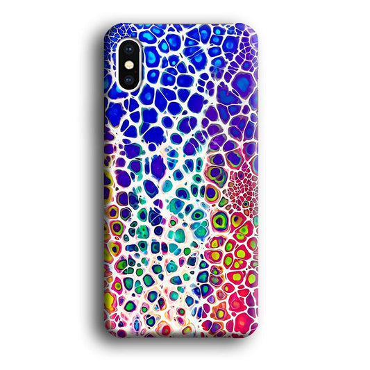 Mermaid Skin Colorful iPhone X Case-Plastic / Full Wrap (3D Case)-Xtracase