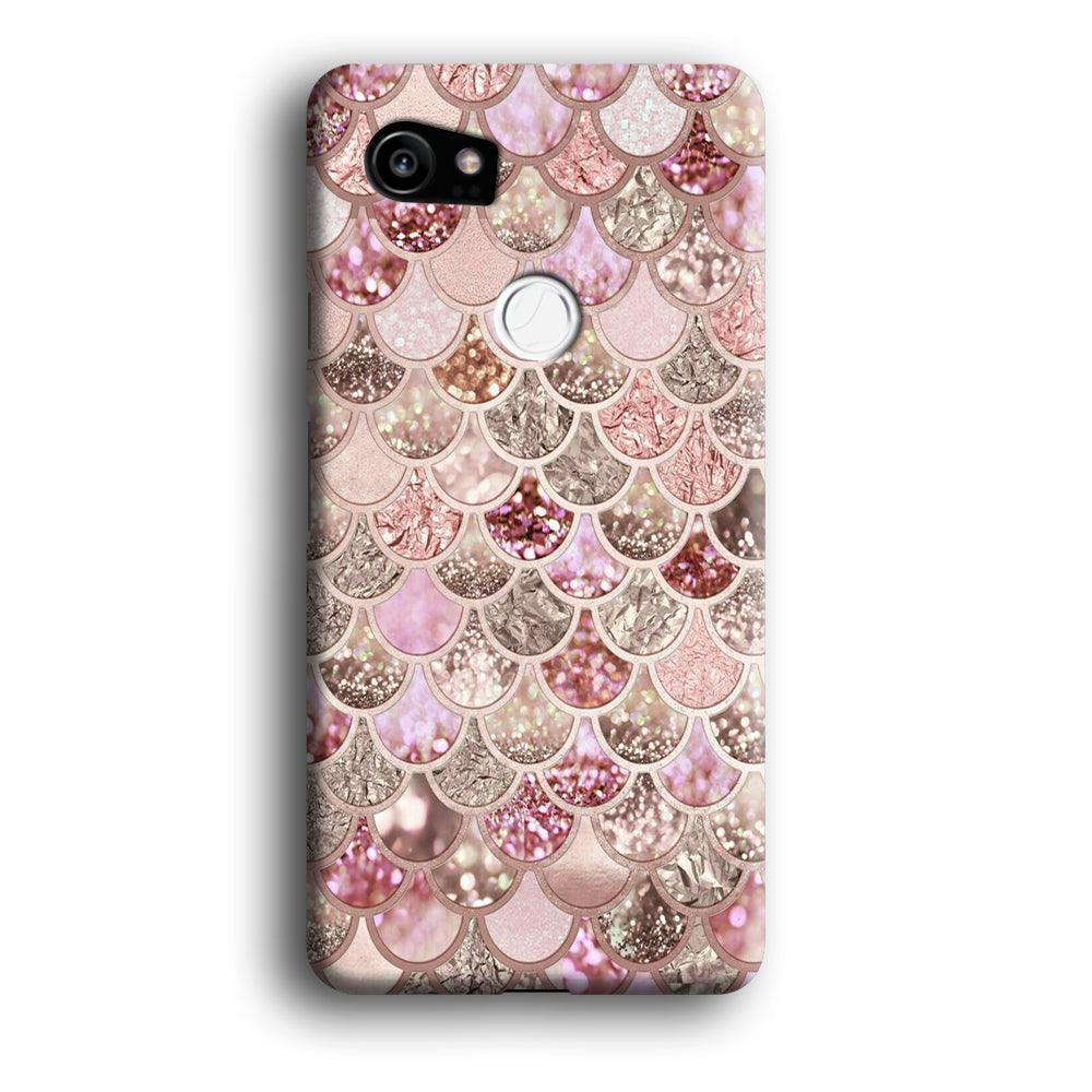 Mermaid Scale Glamor Shining Google Pixel 2 XL 3D Case-Xtracase