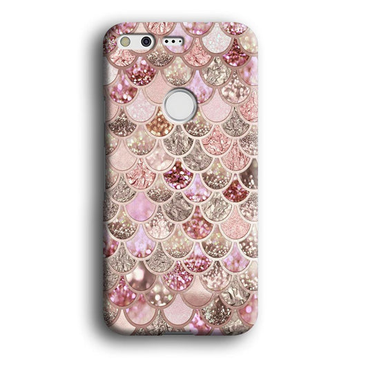 Mermaid Scale Glamor Shining Google Pixel XL 3D Case-Xtracase