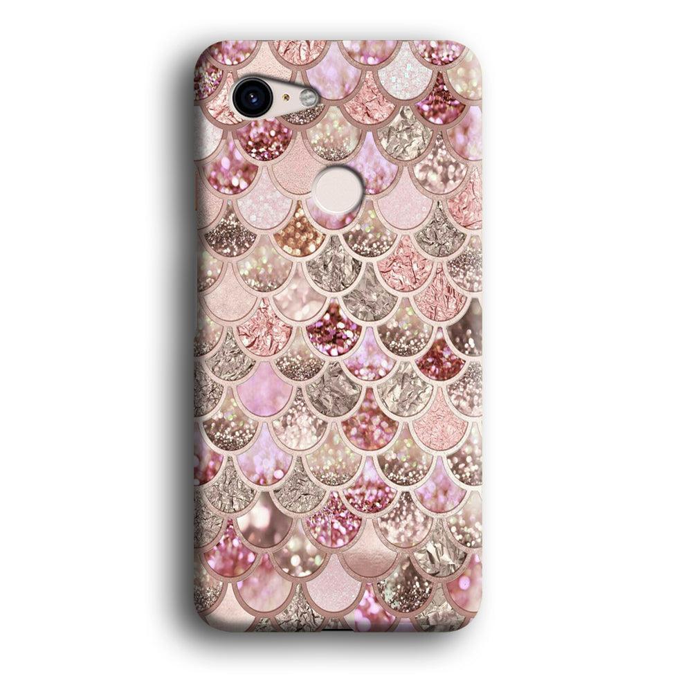 Mermaid Scale Glamor Shining Google Pixel 3 3D Case-Xtracase