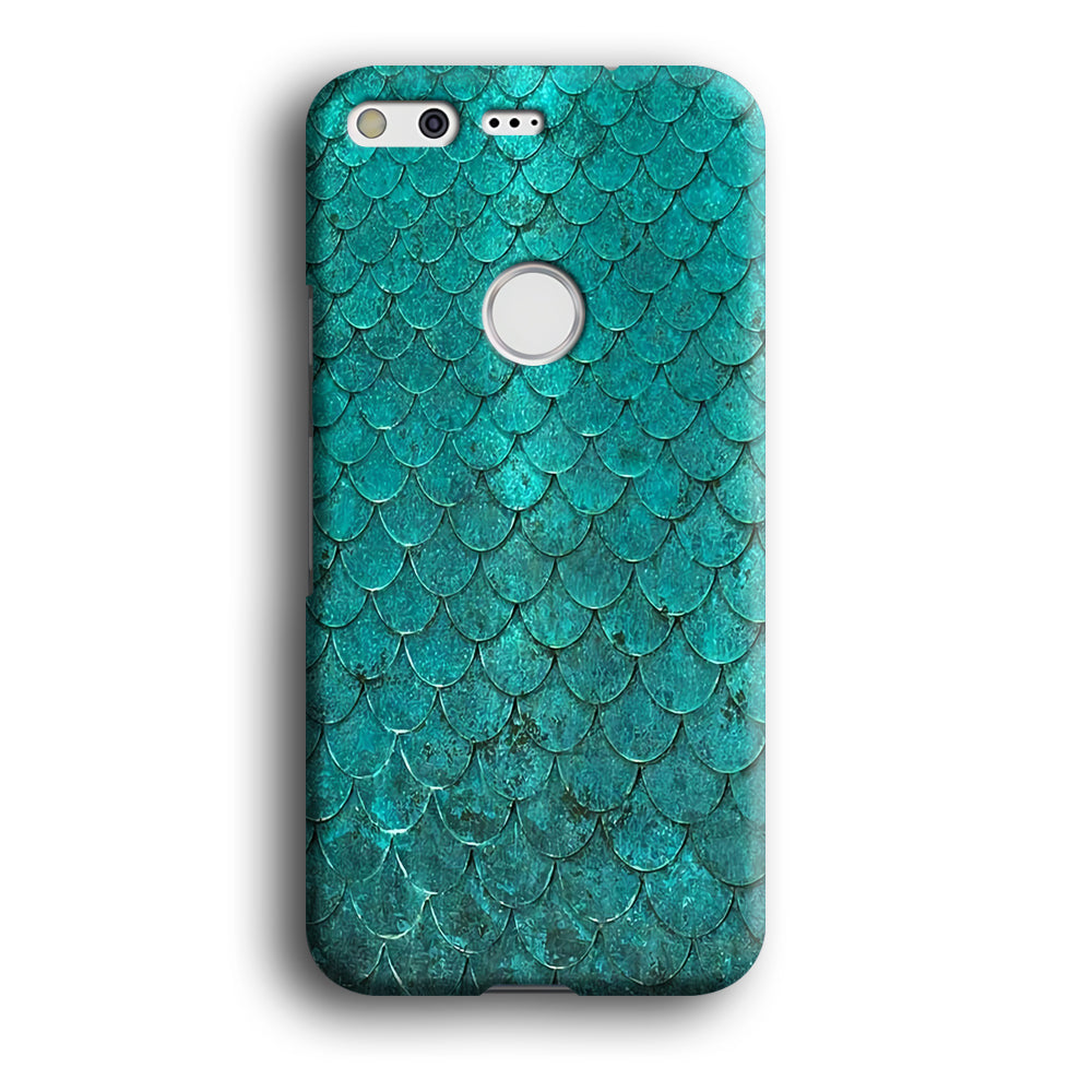 Mermaid Scale Green Luxury Google Pixel XL 3D Case
