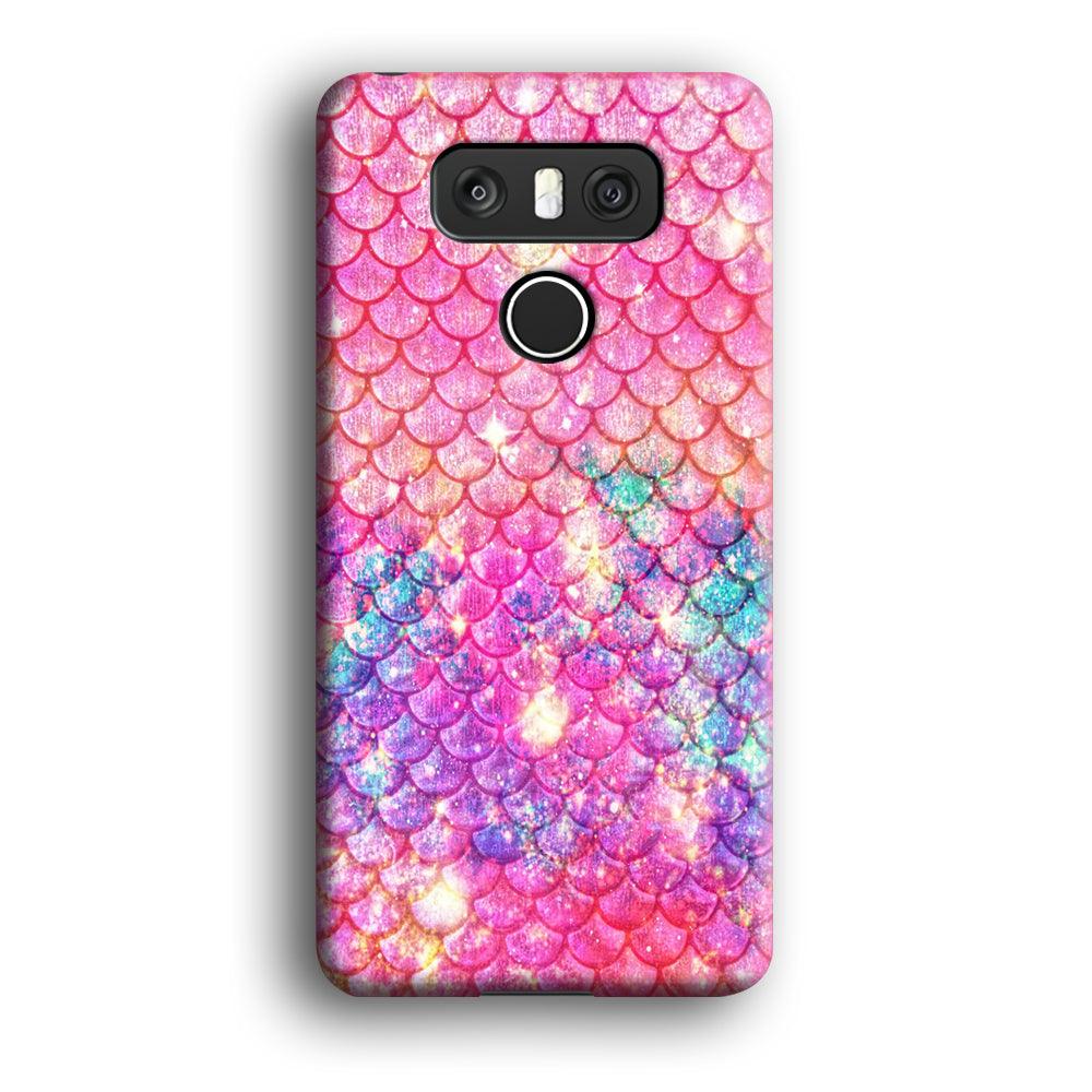 Mermaid Scale Pink Luxury LG G6 3D Case-Xtracase