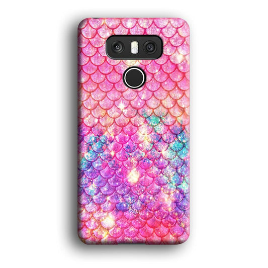 Mermaid Scale Pink Luxury LG G6 3D Case-Xtracase