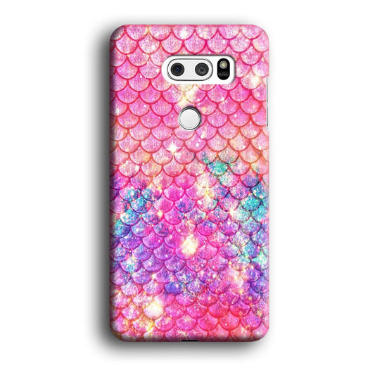 Mermaid Scale Pink Luxury LG V30 3D Case-Xtracase
