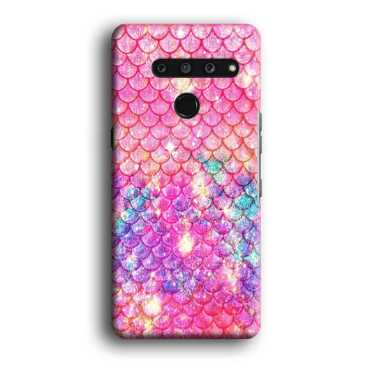 Mermaid Scale Pink Luxury LG V50 3D Case-Xtracase