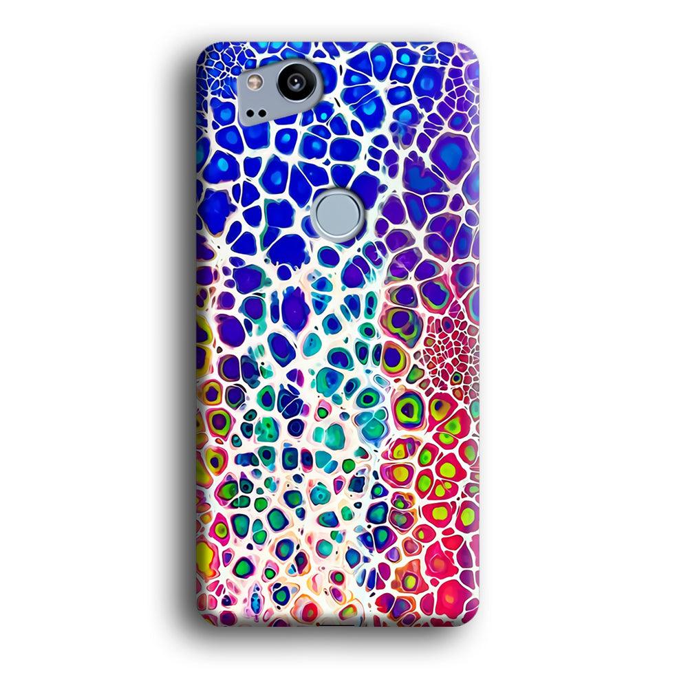 Mermaid Skin Colorful Google Pixel 2 3D Case-Xtracase