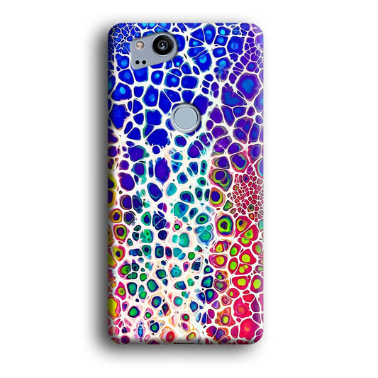Mermaid Skin Colorful Google Pixel 2 3D Case-Xtracase
