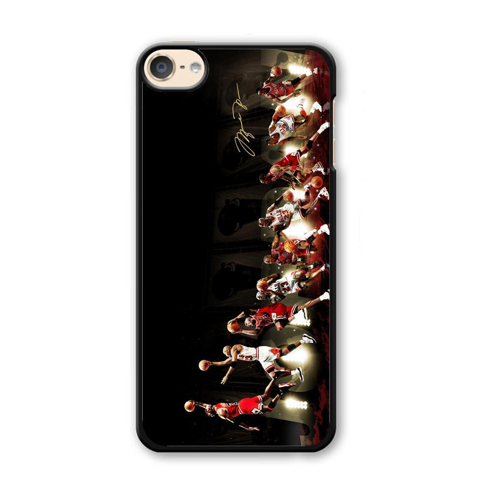 Michael Jordan Slam Dunk iPod Touch 6 Case-Plastic / Full Wrap (3D Case)-Xtracase