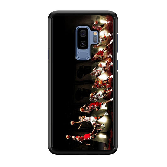 Michael Jordan Slam Dunk Samsung Galaxy S9 Plus Case-Plastic / Full Wrap (3D Case)-Xtracase