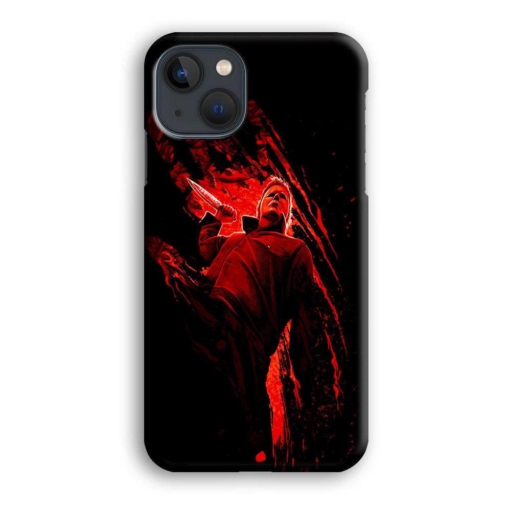 Michael Myers Blood Palm iPhone 13 Pro Case-Plastic / Full Wrap (3D Case)-Xtracase