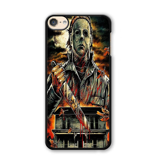 Michael Myers House iPod Touch 6 Case-Plastic / Black (2D Case)-Xtracase