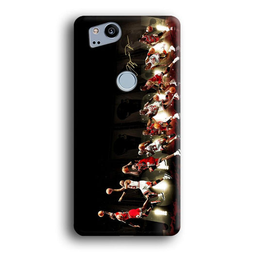Michael Jordan Slam Dunk Google Pixel 2 3D Case-Xtracase