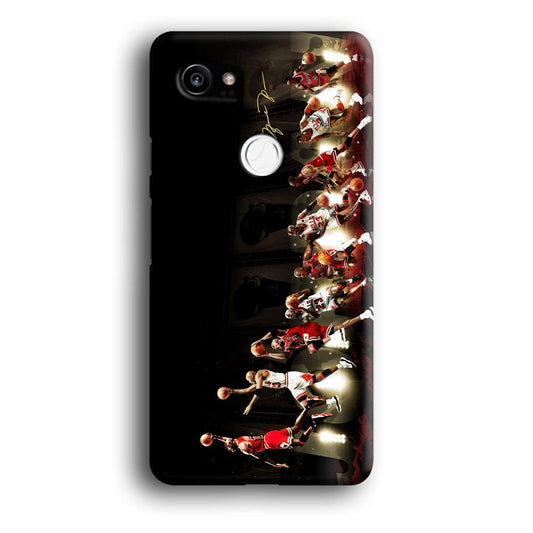 Michael Jordan Slam Dunk Google Pixel 2 XL 3D Case-Xtracase