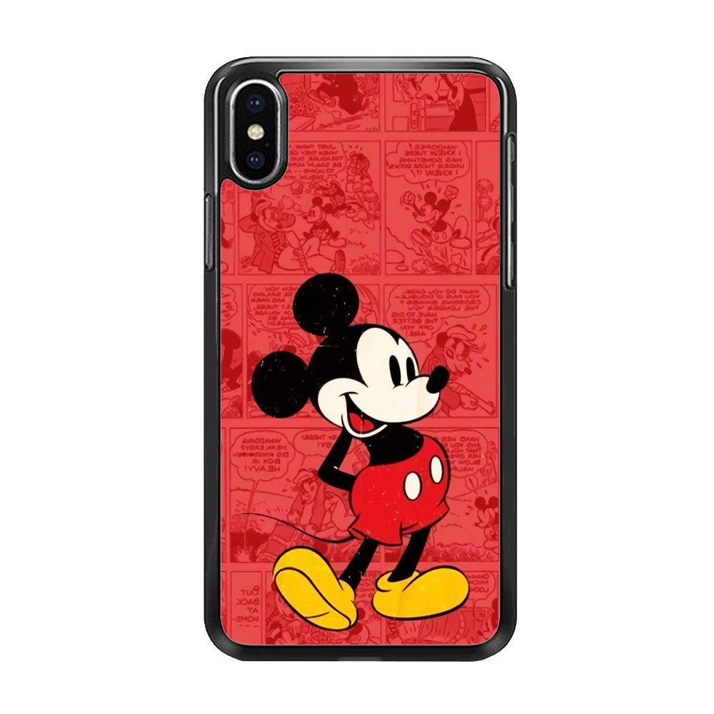 Mickey Mouse Comic iPhone X Case-Xtracase