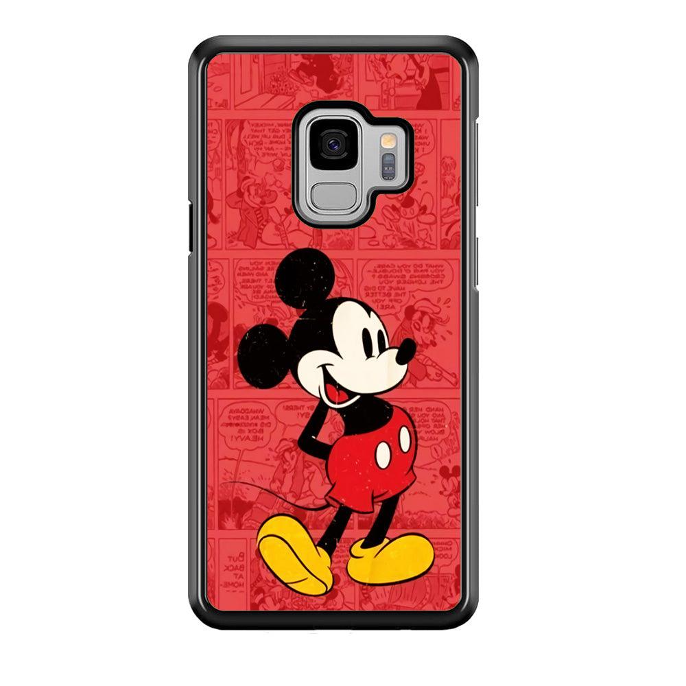 Mickey Mouse Comic Samsung Galaxy S9 Case-Plastic / Full Wrap (3D Case)-Xtracase