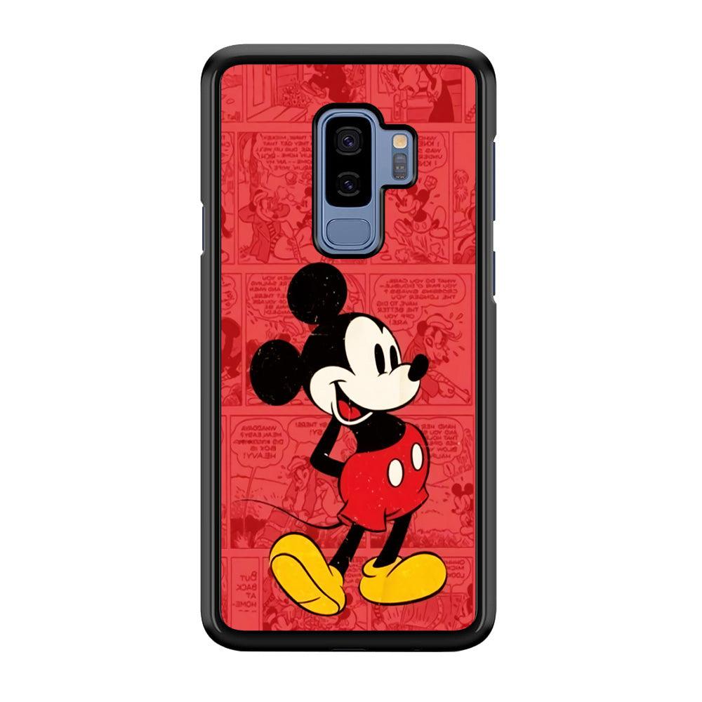Mickey Mouse Comic Samsung Galaxy S9 Plus Case-Plastic / Full Wrap (3D Case)-Xtracase