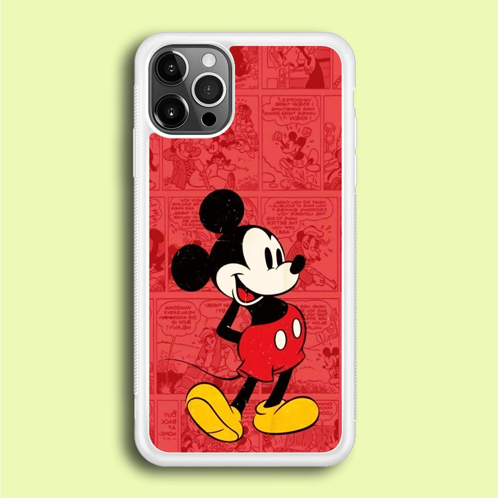 Mickey Mouse Comic iPhone 12 Pro Max Case-Plastic / Full Wrap (3D Case)-Xtracase