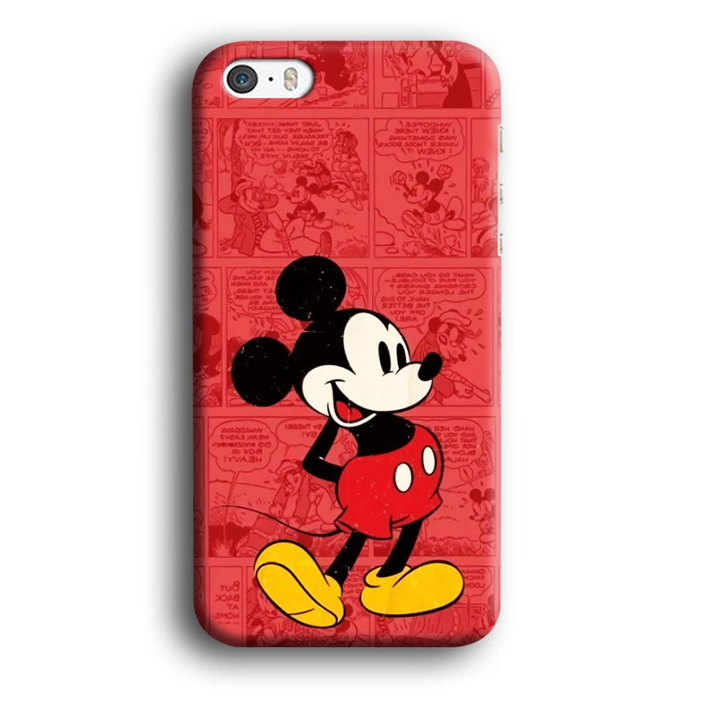 Mickey Mouse Comic iPhone 5 | 5s Case-Plastic / Full Wrap (3D Case)-Xtracase