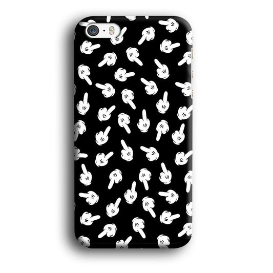 Mickey Mouse Hands iPhone 5 | 5s Case-Plastic / Full Wrap (3D Case)-Xtracase