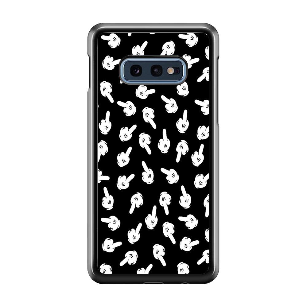 Mickey Mouse Hands Samsung Galaxy S10E Case-Plastic / Full Wrap (3D Case)-Xtracase