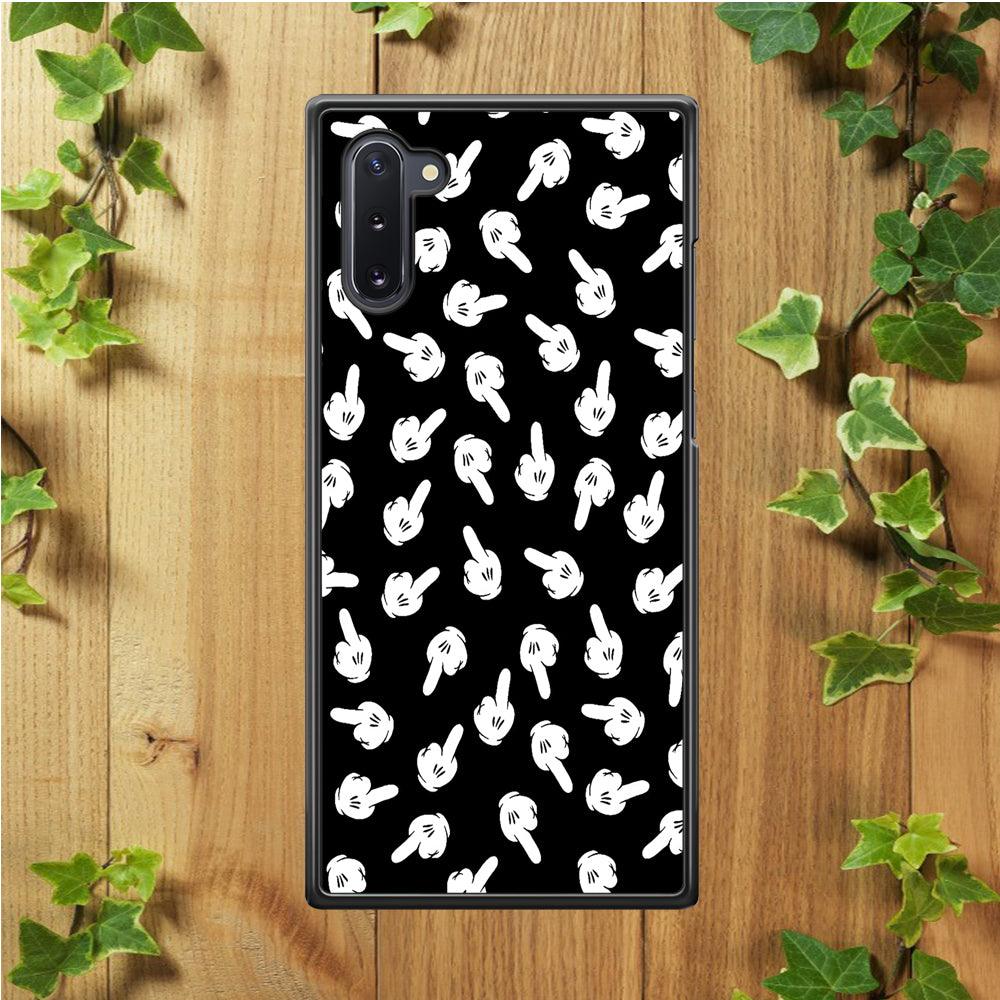 Mickey Mouse Hands Samsung Galaxy Note 10 Case-Plastic / Full Wrap (3D Case)-Xtracase