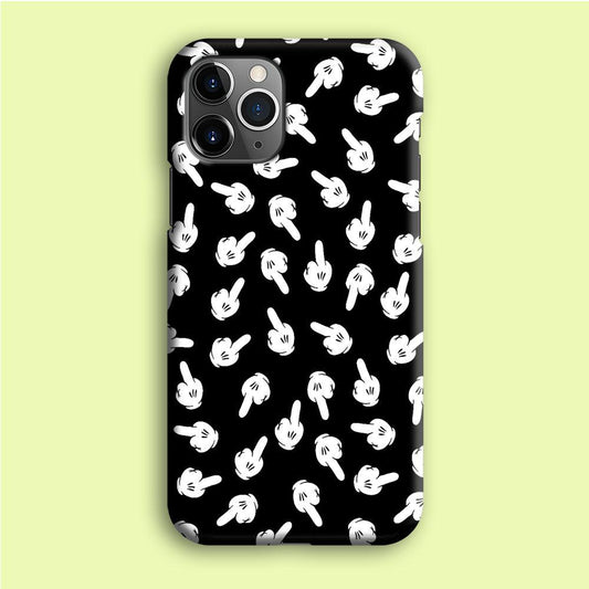 Mickey Mouse Hands iPhone 12 Pro Case-Plastic / Full Wrap (3D Case)-Xtracase