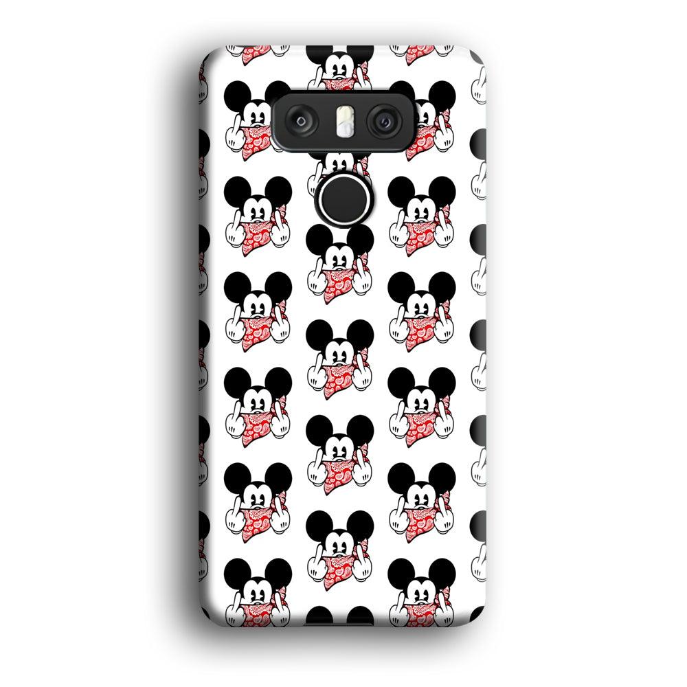 Mickey Mouse Face Doodle LG G6 3D Case-Xtracase