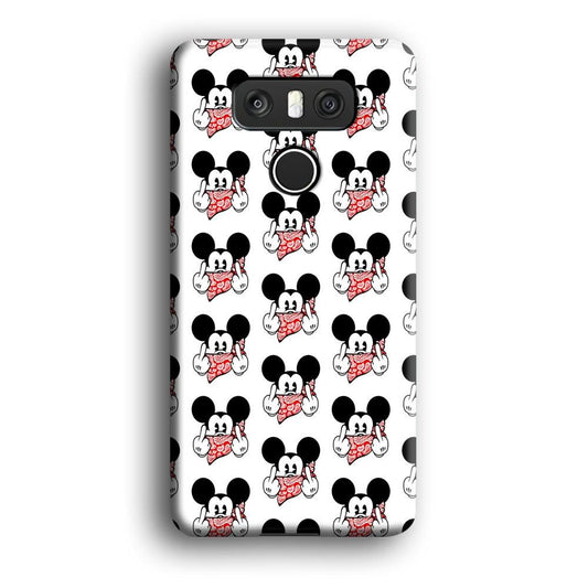 Mickey Mouse Face Doodle LG G6 3D Case-Xtracase