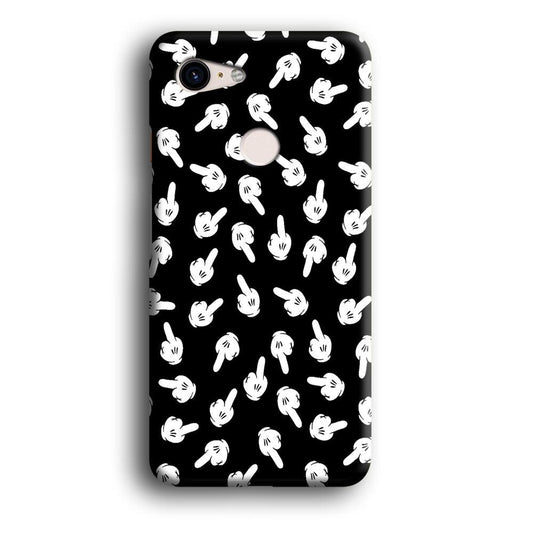 Mickey Mouse Hands Google Pixel 3 3D Case-Xtracase