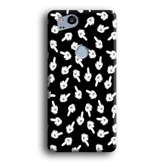 Mickey Mouse Hands Google Pixel 2 3D Case-Xtracase