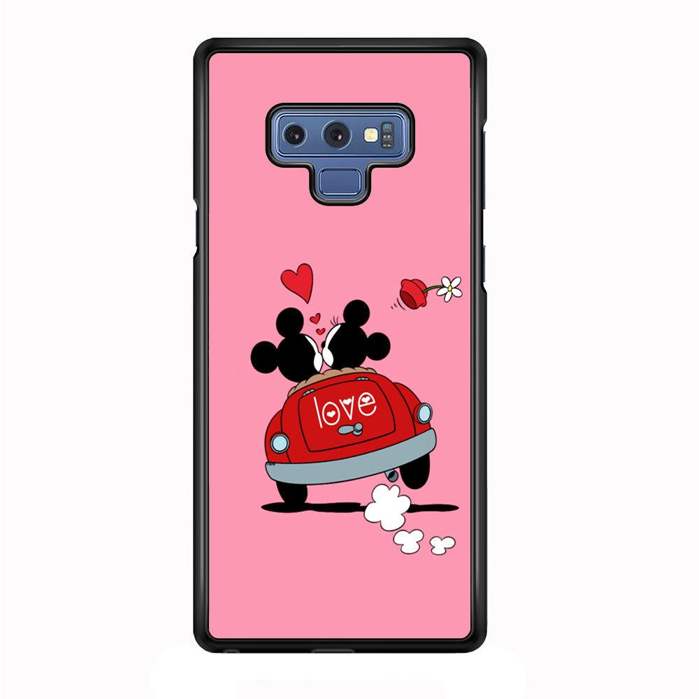 Mickey and Minnie Ride in The Car Samsung Galaxy Note 9 Case-Plastic / Full Wrap (3D Case)-Xtracase