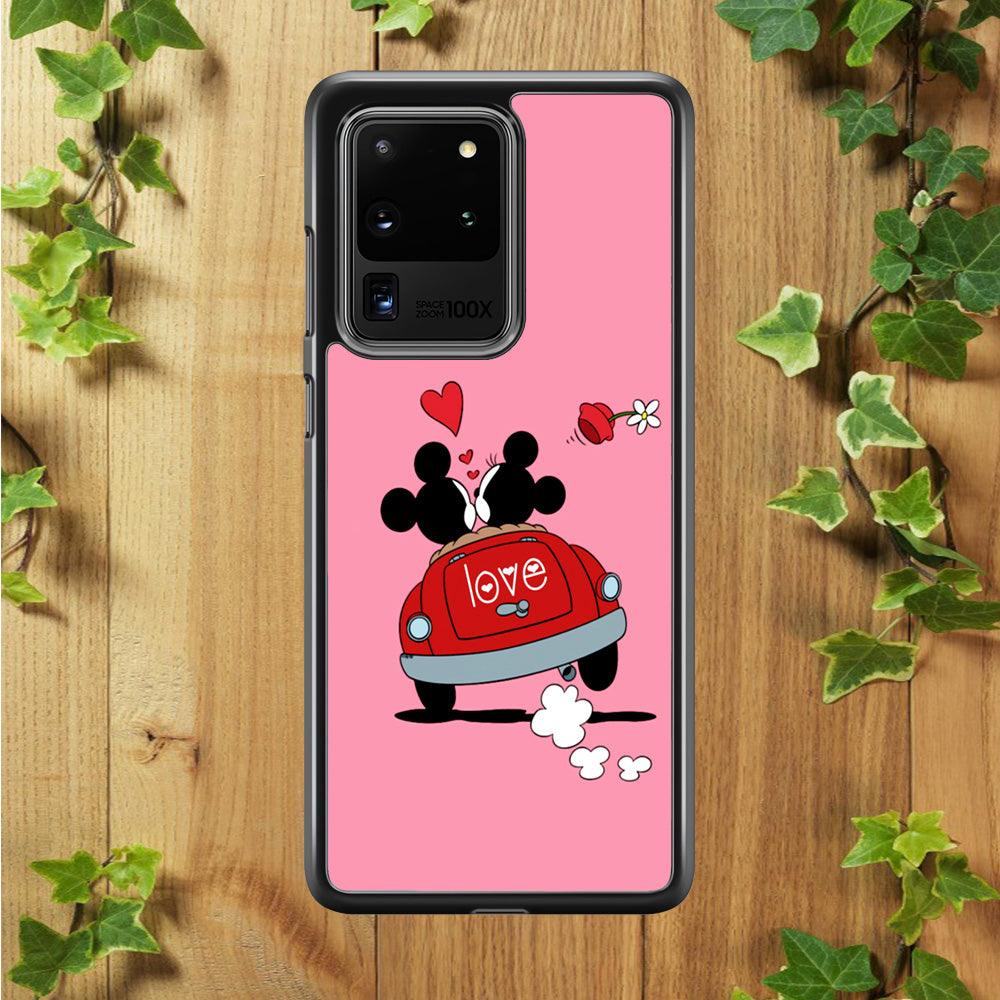 Mickey and Minnie Ride in The Car Samsung Galaxy S20 Ultra Case-Xtracase