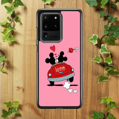 Mickey and Minnie Ride in The Car Samsung Galaxy S20 Ultra Case
